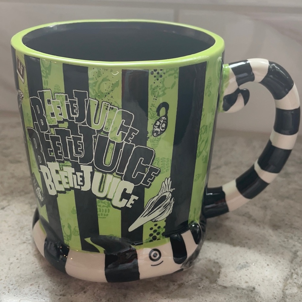 Beetlejuice Halloween coffee mug